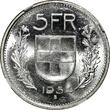 5 Francs Switzerland Silver 1954 B  NGC MS61 KM# 40 (002)