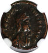 NUMMUS 379-395 AD EASTERN ROMAN Theodosius I,AD 379-395 AE4  /Christian VICTORY ANGEL NGC(8)