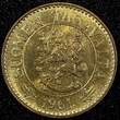 10 Markkaa FINLAND Aluminum-Bronze 1961 S  thin 