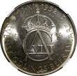5 Kronor SWEDEN Silver 1952 ST  NGC MS63+ 70th Birthday Gustaf VI KM# 828(10)