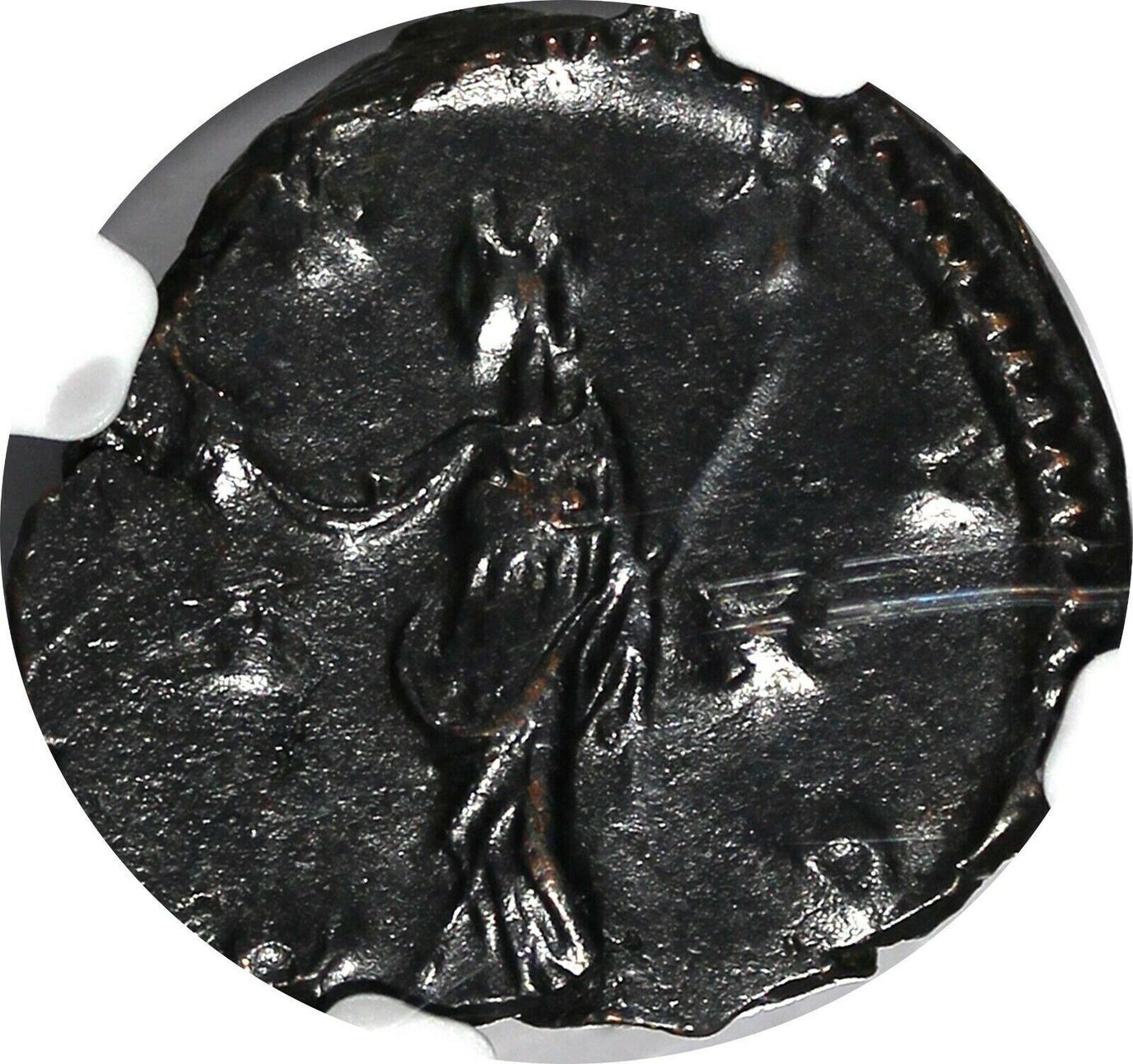 Denarius Romano-Gallic Bi Double Victorinus AD 269-271 Goddess Peace