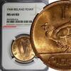 Ireland 1968 Penny 1968 Ireland Republic Bronze  NGC MS64 RD NICE RED He... 42,94 EUR  zzgl. 12,88 EUR Versand
