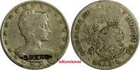 Brazil 200 Reis 1901 Brazil 1901  Liberty Counterstamp '' S.GUERRA'' KM#... 42,94 EUR  zzgl. 12,88 EUR Versand