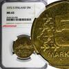 5 Markkaa Finland Aluminium-Bronze 1972 S  NGC MS65 TOP GRADED KM# 53 (058)