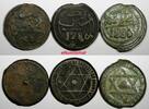 Morocco Morocco Sidi Mohammed IV LOT OF 3 COINS AH1286(1870) 4 Fulus Marrakesh C166.2(5) -