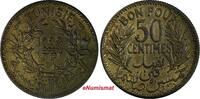 50 Centimes Tunisia Chambers of Commerce 1352//1933  aUNC Toned KM# 246 (18 913)