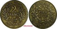 Tunisia 2 Francs 1924 TUNISIA Chambers of Commerce 1343/1924  Mintage 50... 8,59 EUR  zzgl. 12,88 EUR Versand