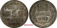 Tunisia 5 Francs 1934 Tunisia Silver 1353 (1934)  Toned KM# 261 (18 942)... 21,47 EUR  zzgl. 12,88 EUR Versand