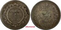 Tunisia 50 Centimes 1891 Tunisia Ali III Silver 1309 (1891) A  1st Year ... 23,62 EUR  zzgl. 12,88 EUR Versand