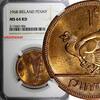 Ireland 1968 Penny 1968 Ireland Republic Bronze  NGC MS64 RD NICE RED He... 42,94 EUR  zzgl. 12,88 EUR Versand