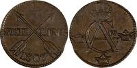 1/4 Skilling SWEDEN Copper King Gustav IV Adolf 1807  ch.XF KM# 564 (19 540) Uncertified