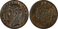 Romania 1 Ban Romania Carol I Copper 1900 B Hamburg ,Germany Mint KM# 26 (19 559) -