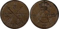 1/4 Skilling SWEDEN Gustav IV Adolf Copper 1803  choice XF KM# 564 (19 600) Uncertified