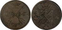 SWEDEN Adolf Frederick Copper 1762 SM 2 Ore KM# 461 (19 618) Uncertified