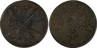 SWEDEN Adolf Frederick Copper 1764 SM 2 Ore SCARCE KM# 461 (19 616) Uncertified