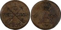 1/4 Skilling SWEDEN Gustav IV Adolf Copper 1802  Choice XF KM# 564 (19 595) Uncertified