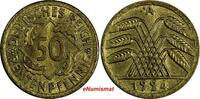 Germany 50 Rentenpfennig Germany - Weimar Republic 1924 A XF KM# 34 (19 828) -