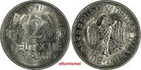 Germany 2 Mark Germany - Federal Republic 1951 J Hamburg Mint HIGH GRADE KM# 111 (103) -