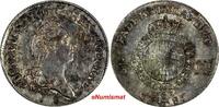 Sweden 1/3 Riksdaler Sweden Gustaf III Silver 1787 OL Mintage-461 472 aUNC KM# 525 (13) -