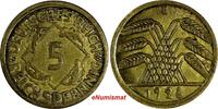 Germany 5 Reichspfennig Germany - Weimar Republic 1926 E RARE DATE XF KM# 39 (20 173) -