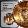Ireland 1968 Penny 1968 Ireland Republic Bronze  NGC MS64 RD NICE RED He... 42,94 EUR  zzgl. 12,88 EUR Versand
