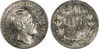 10 Öre Sweden Carl XV Adolf Silver 1861 ST  Mintage-579,000 aUNC KM# 710 (20 486)