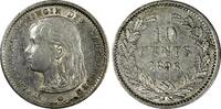 Netherlands 10 Cents Netherlands Wilhelmina I Silver 1896 KM# 116 (20 662) -