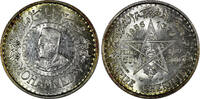 Morocco 500 Francs Morocco Mohammed V Silver AH1376//1956 UNC HIGH GRADE Y# 54 (20 804) -