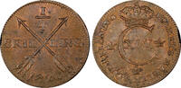 1/4 Skilling Sweden Carl XIV Johan Copper 1820  UNC KM# 595 (21 225) unz