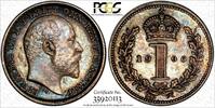 United Kingdom 1 Penny Great Britain Edward VII Silver 1906 PCGS PL63 PROOFLIKE TONED KM#795(3) -