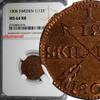 Sweden 1/12 Skilling SWEDEN Gustaf IV Copper 1808 NGC MS64 RB 1 GRADED HIGHER KM563(74) -