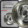 5 Kroner Denmark Silver 1964 C S  NGC MS64 Wedding of Princess 1 YEAR KM#854 (9)