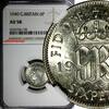 United Kingdom 6 Pence GREAT BRITAIN George VI Silver 1940 NGC AU58 KM# 852 (178) -