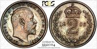 United Kingdom 2 PENCE Great Britain Edward VII Silver 1906  PCGS PL64+PROOFLIKE TONED KM#796(4)