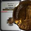 Latvia 1 Santims 1939 LATVIA Bronze 1939  NGC MS64 RB Nice Red Toning BU... 42,94 EUR  zzgl. 12,88 EUR Versand