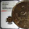 Latvia 1 Santims 1932 Latvia Bronze 1932  NGC UNC DET.Struck at Switzerl... 38,65 EUR  zzgl. 12,88 EUR Versand