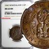 New Zealand 1/2 Penny 1942 New Zealand George VI Bronze 1942  NGC MS63 B... 81,59 EUR  zzgl. 12,88 EUR Versand
