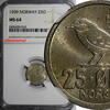 Norway Ore Norway Olav V Copper-Nickel 1959 25 Ore NGC MS64 BETTER DATE KM# 407 (190) -