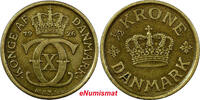 1/2 Krone Denmark Christian X 1926 HCN;GJ  KEY DATE Mintage-716,00 KM# 831.1 (1) Uncertified