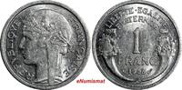 1 Franc FRANCE Aluminum 1948 B  23mm SCARCE DATE KM# 885a.2 (13 591) Uncertified