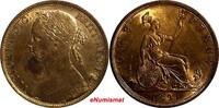 United Kingdom 1 Penny Great Britain Victoria (1837-1901) Bronze 1891 KM# 755 (14 171) -