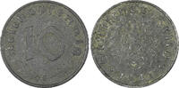 Germany 10 Reichspfennig Germany - Third Reich Zinc 1941 G WWII ISSUE aXF KM# 101 (597) -