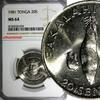 Tonga 20 Seniti 1981 TONGA Taufa'ahau Tupou IV 1981  NGC MS64 TOP GRADED... 42,94 EUR  zzgl. 12,88 EUR Versand