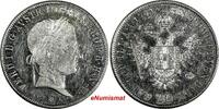 20 Kreuzer AUSTRIA Ferdinand I (1835-1848) Silver 1841-A  Vienna aUNC KM2208 (04)