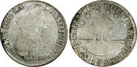 Bolivia 4 Soles BOLIVIA Simon Bolivar SILVER 1830 PTS JL KM# 96a.2 (5066) -