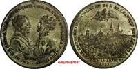 Medal RUSSIA AUSTRIA Silver 1813 Alexander I Battle of Leipzig  DIAKOV-368.2(80)