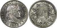 Switzerland 20 Rappen 1906 Switzerland 1906 B  UNC Mint Luster KM# 29 (2... 30,06 EUR  zzgl. 12,88 EUR Versand