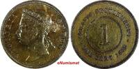 1 Cent 1875 STRAITS SETTLEMENTS Victoria Copper 1875 W  aUNC Toned KM# ... 193,25 EUR  zzgl. 12,88 EUR Versand