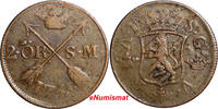 SWEDEN Adolf Frederick 1751 2 Ore, S.M.Low Mintage353,000 SCARCE KM# 461 (2501) Uncertified