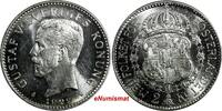 2 Kronor Sweden Gustav V Silver 1922 -W  Mintage-201,821 NICE UNC KM# 787 (633) unz
